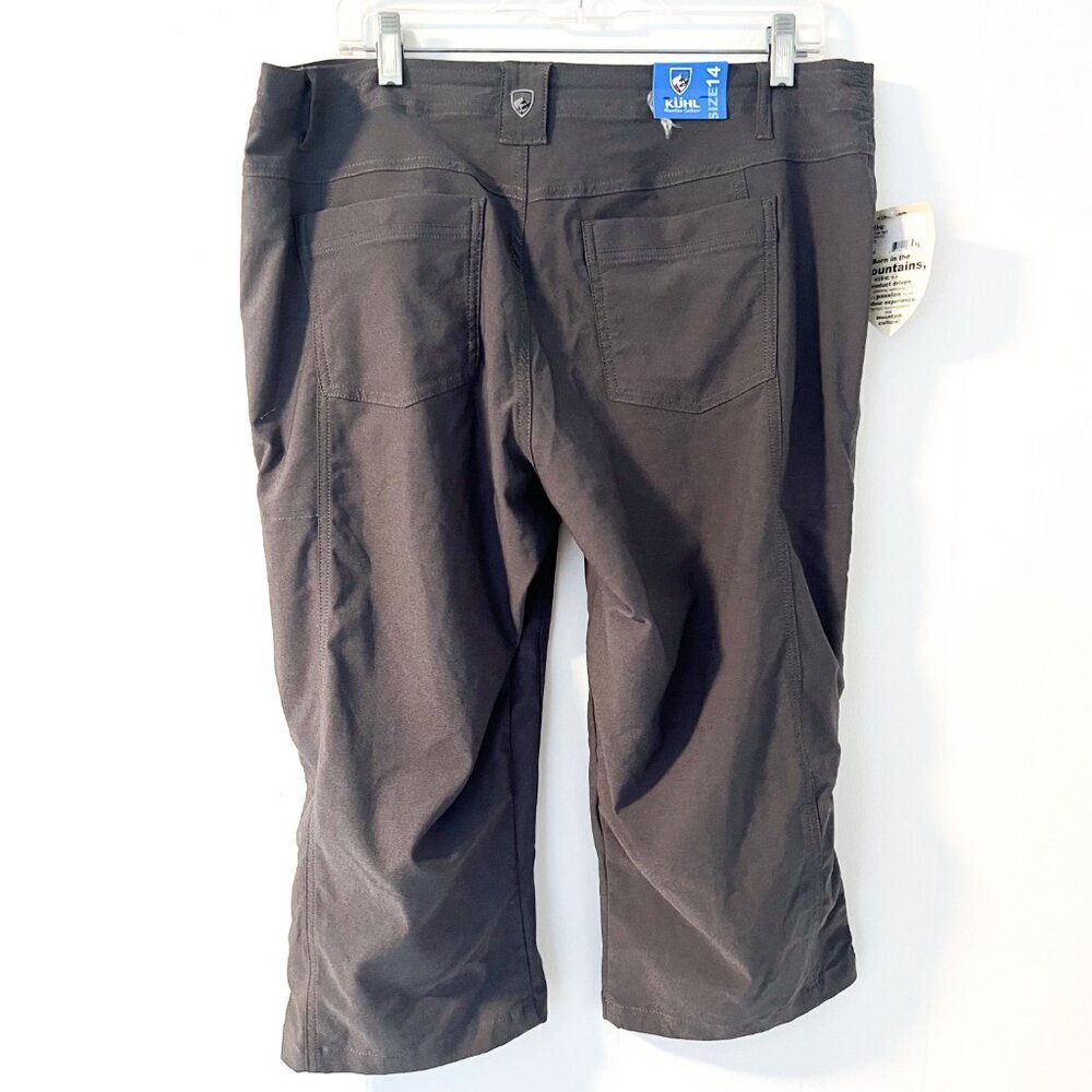 Kuhl NEW Womens Gray Grey Trekr Kapri Cropped Capri Pants 14 - Picture 10 of 16